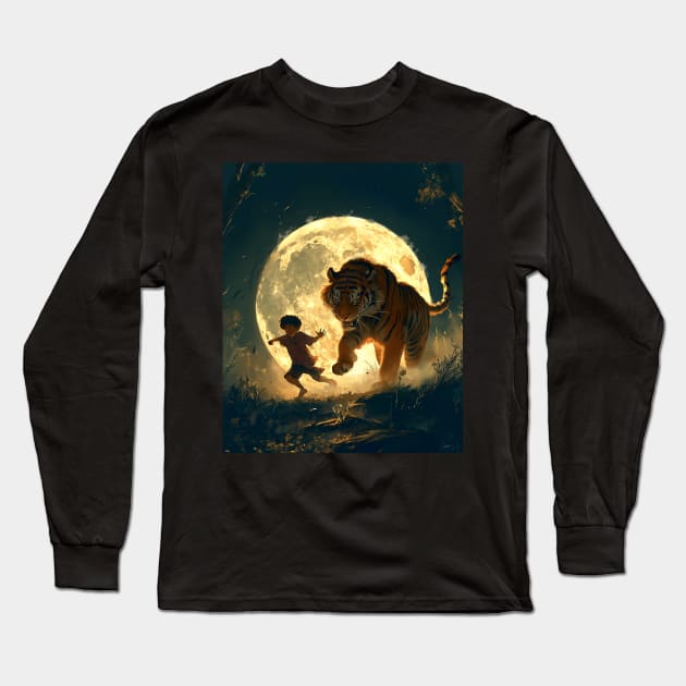 Calvin and Hobbes Influence Long Sleeve T-Shirt by Kisos Thass